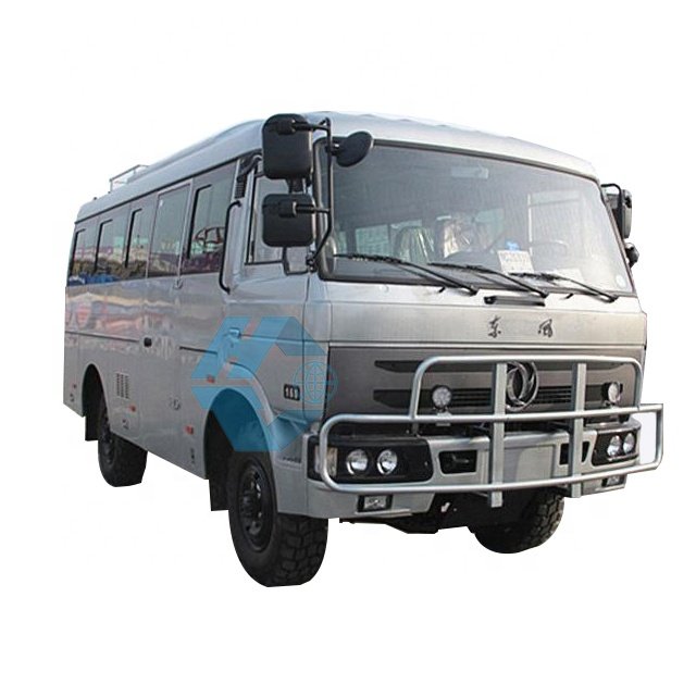 Customized Full Drive 4x4 Off Road Diesel Cummins Engine Coach Bus 29 Passenger Seats